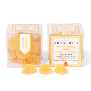 Buzzed Delta 9 THC Gummies | Boosted with Delta 8 | Pineapple